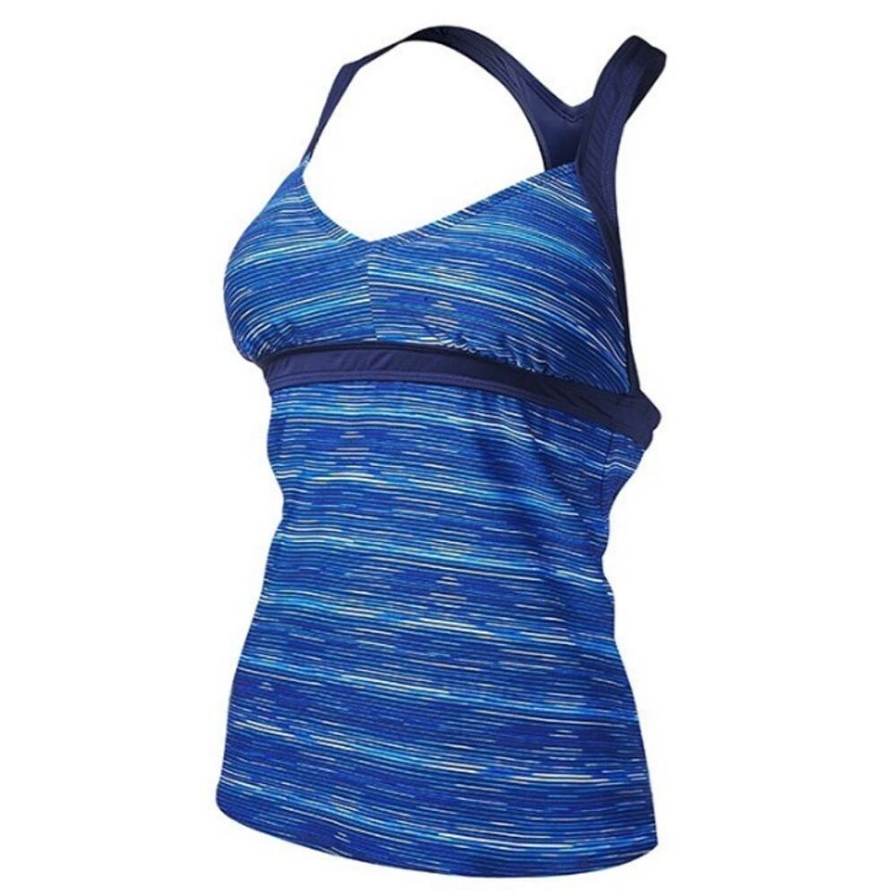 TYR Durafast Lite CYPRUS AMBU Tank Swim Top - Royal Navy Size Small 4/6  $40